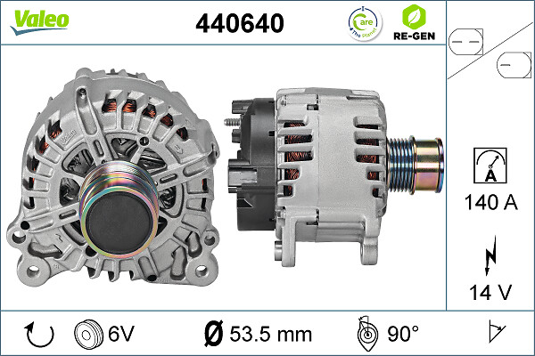 Valeo Alternator/Dynamo 440640