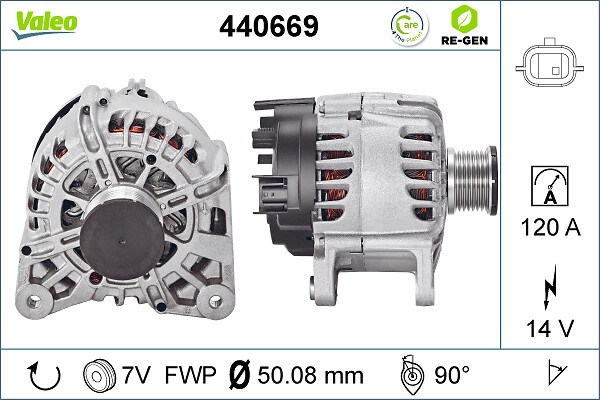 Valeo Alternator/Dynamo 440669