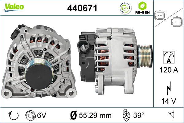 Valeo Alternator/Dynamo 440671