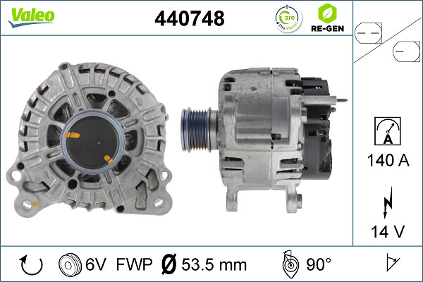 Valeo Alternator/Dynamo 440748