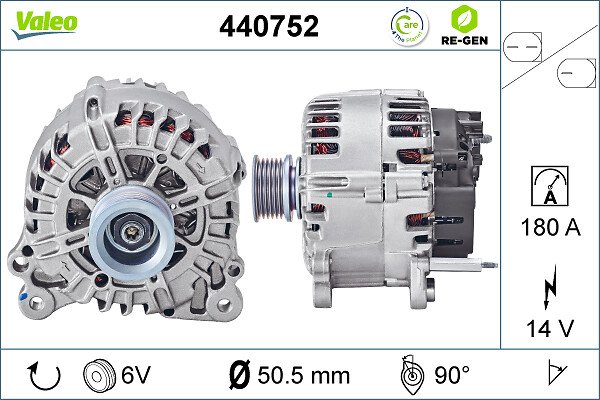 Valeo Alternator/Dynamo 440752