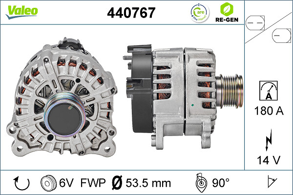 Valeo Alternator/Dynamo 440767