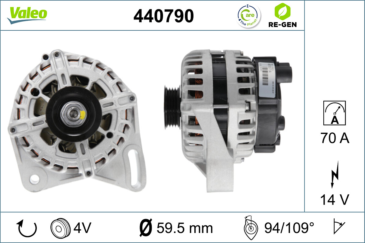 Valeo Alternator/Dynamo 440790