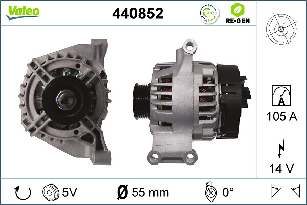 Valeo Alternator/Dynamo 440852