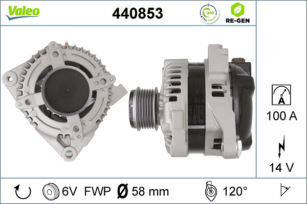 Valeo Alternator/Dynamo 440853