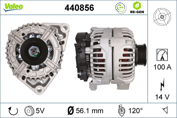 Valeo Alternator/Dynamo 440856