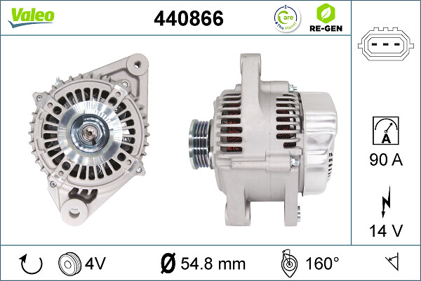 Valeo Alternator/Dynamo 440866