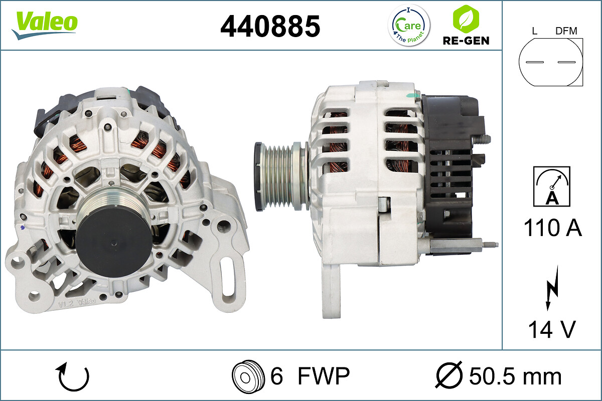 Valeo Alternator/Dynamo 440885