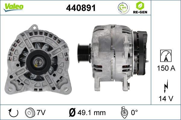 Valeo Alternator/Dynamo 440891