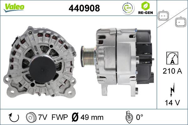 Valeo Alternator/Dynamo 440908