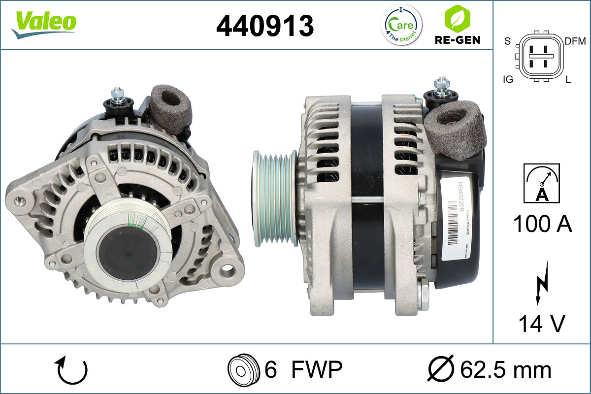 Valeo Alternator/Dynamo 440913