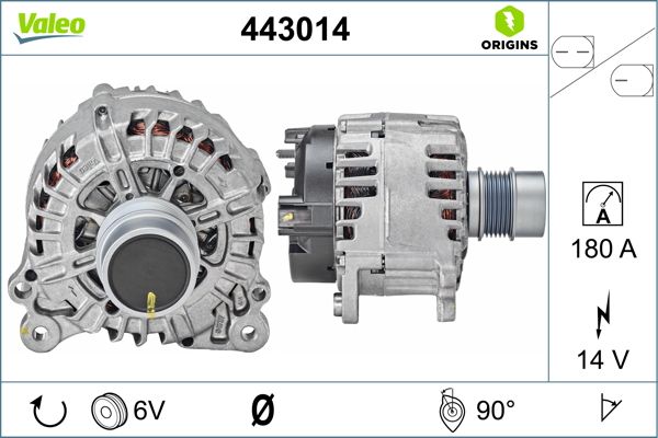 Valeo Alternator/Dynamo 443014