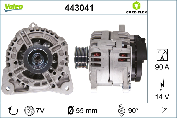 Valeo Alternator/Dynamo 443041