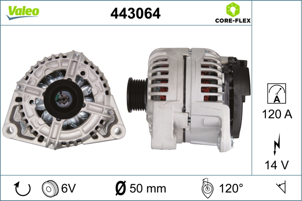 Valeo Alternator/Dynamo 443064