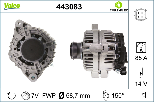 Valeo Alternator/Dynamo 443083