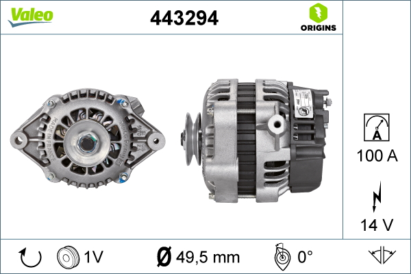 Valeo Alternator/Dynamo 443294