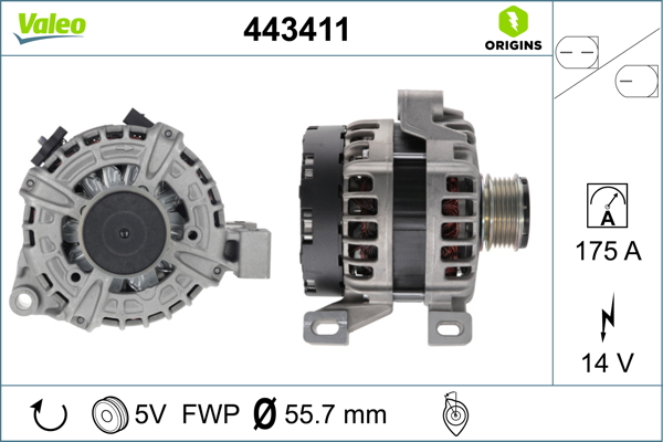 Valeo Alternator/Dynamo 443411