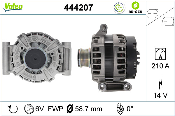 Valeo Alternator/Dynamo 444207