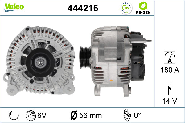 Valeo Alternator/Dynamo 444216