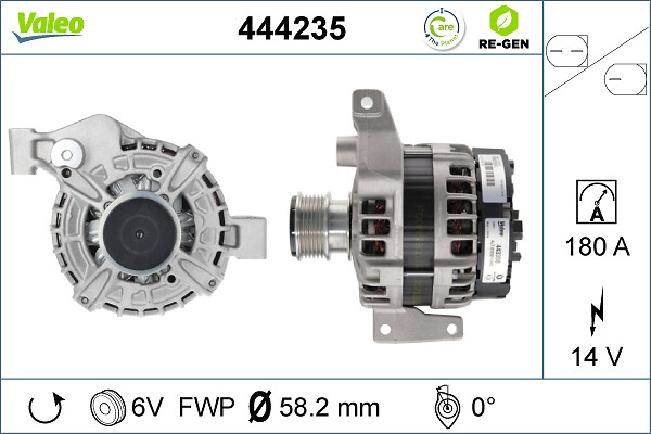 Valeo Alternator/Dynamo 444235