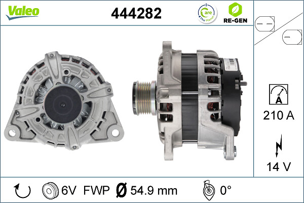 Valeo Alternator/Dynamo 444282