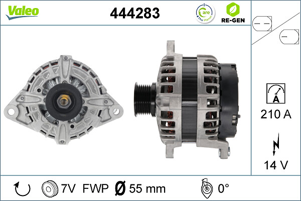 Valeo Alternator/Dynamo 444283