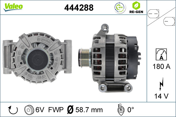 Valeo Alternator/Dynamo 444288