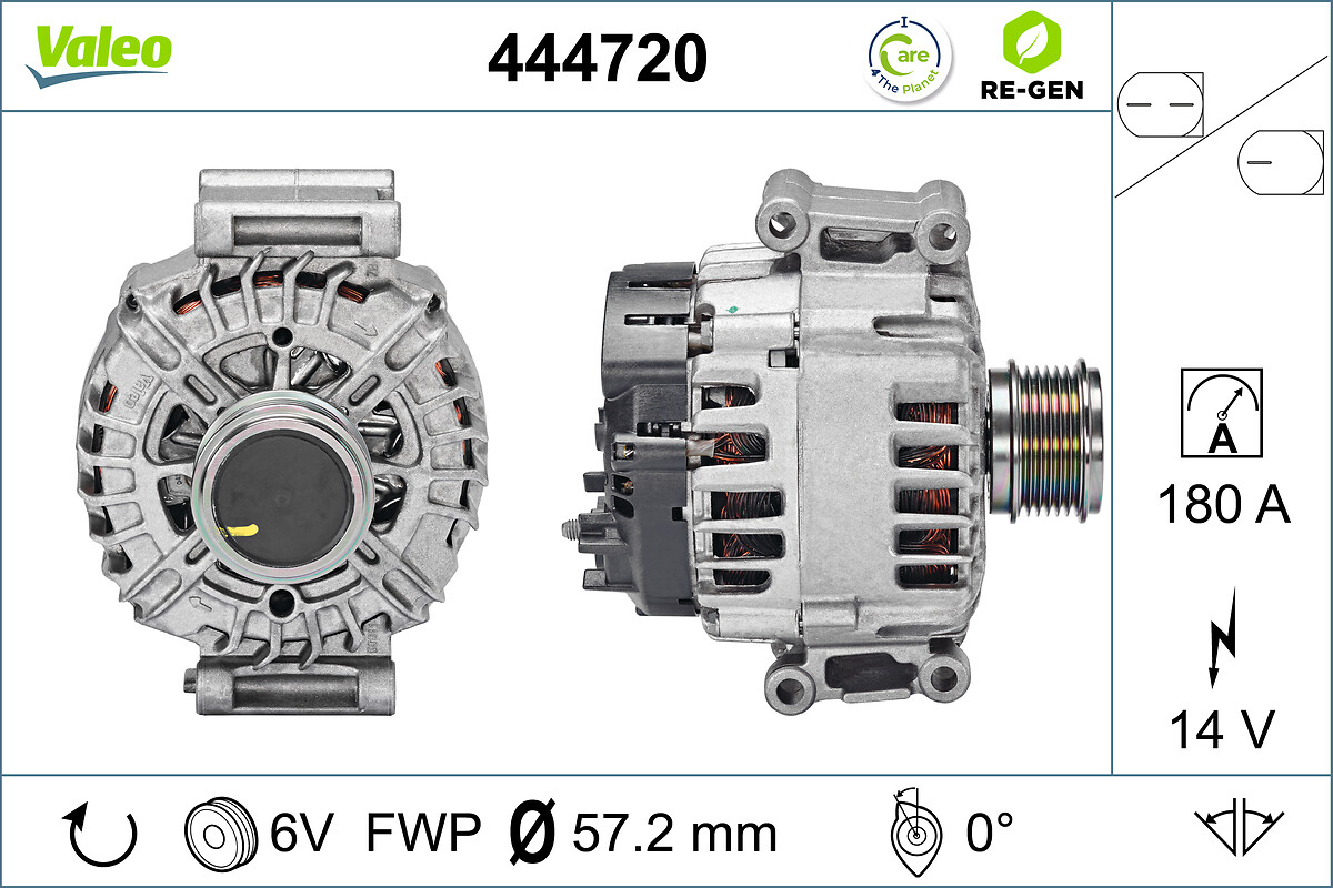 Valeo Alternator/Dynamo 444720