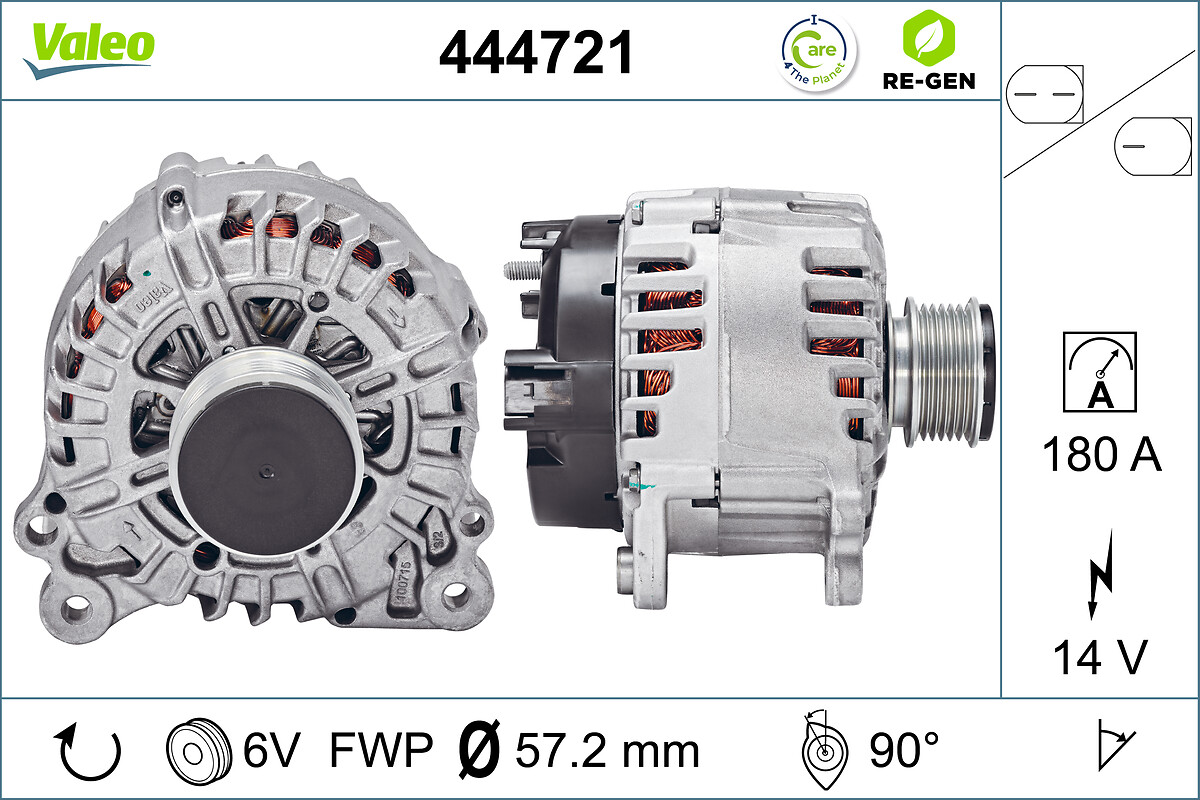 Valeo Alternator/Dynamo 444721