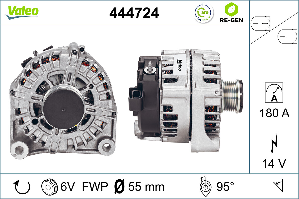 Valeo Alternator/Dynamo 444724