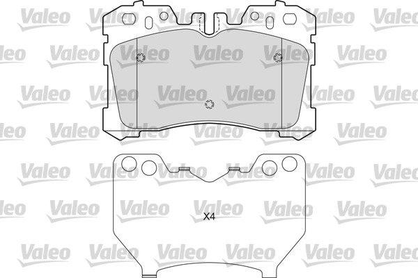 Valeo Remblokset 601654