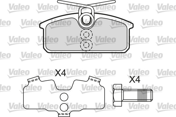 Valeo Remblokset 601662