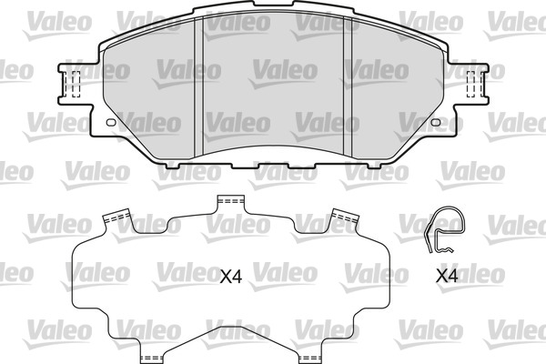 Valeo Remblokset 601681