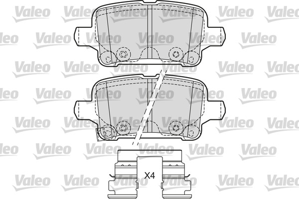 Valeo Remblokset 601684