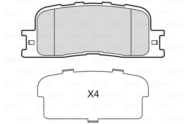 Valeo Remblokset 601735