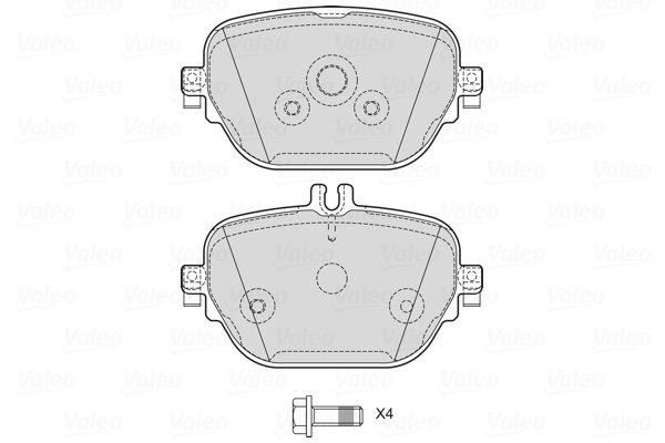 Valeo Remblokset 601767