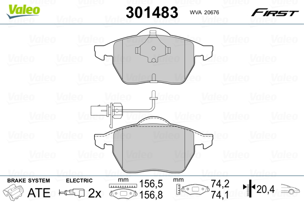 Valeo Remblokset 301483