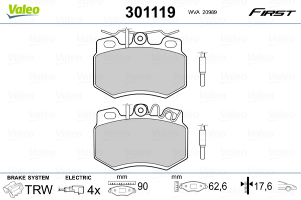 Valeo Remblokset 301119