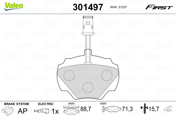 Valeo Remblokset 301497