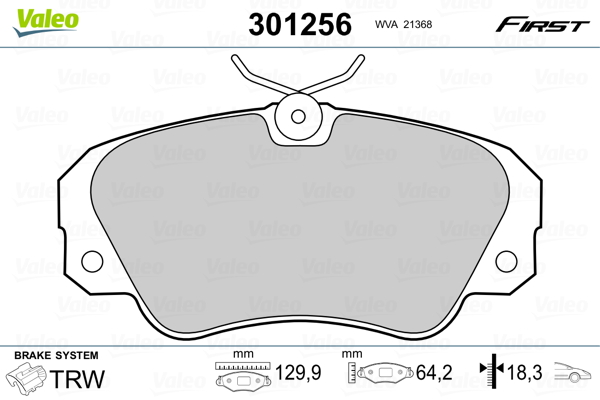 Valeo Remblokset 301256