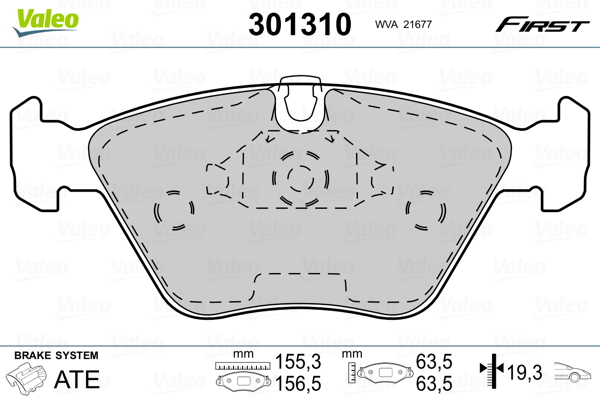 Valeo Remblokset 301310