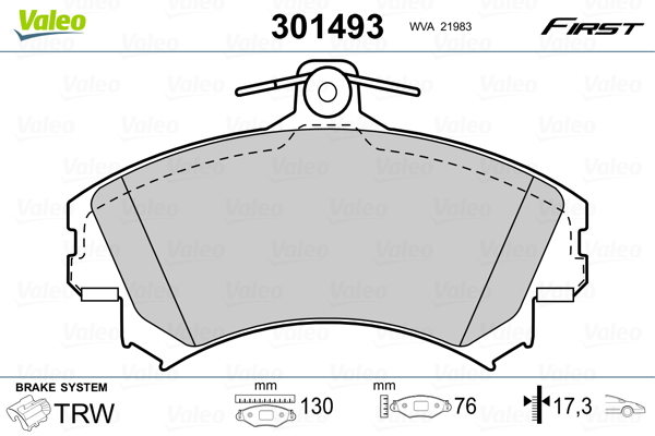 Valeo Remblokset 301493