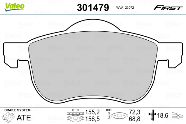 Valeo Remblokset 301479