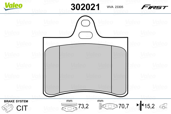 Valeo Remblokset 302021