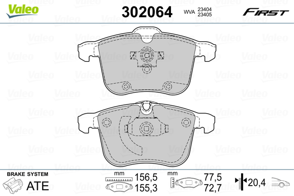 Valeo Remblokset 302064