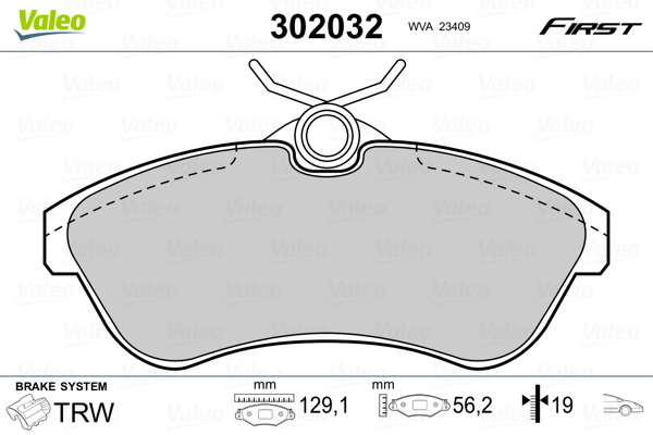 Valeo Remblokset 302032