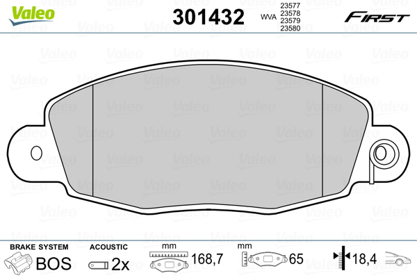 Valeo Remblokset 301432