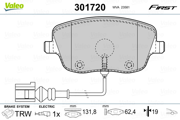 Valeo Remblokset 301720