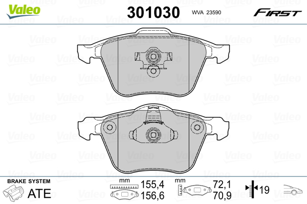 Valeo Remblokset 301030