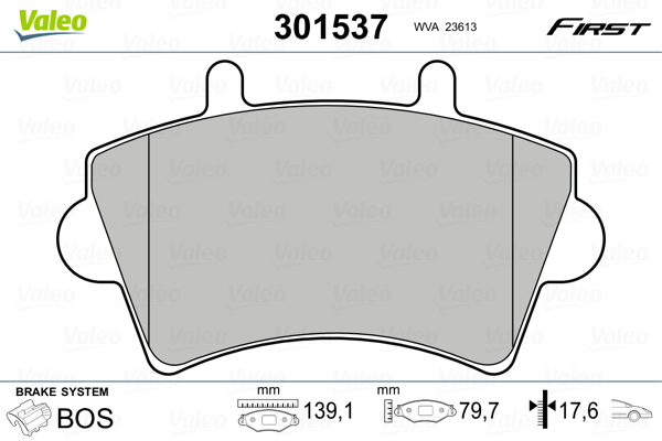 Valeo Remblokset 301537